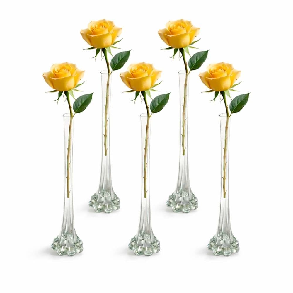 Kit Solitários Vidro Castiçal 20cm Decoração Festa Casamento Chá de Bebê Mesa