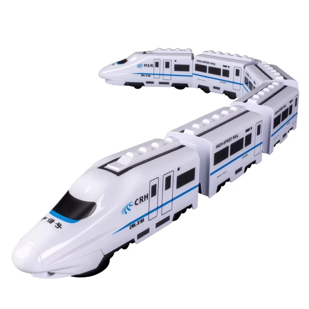 Trem Brinquedo de Alta Velocidade com Vagões Conectados 62cm | Educativo e Interativo para Crianças