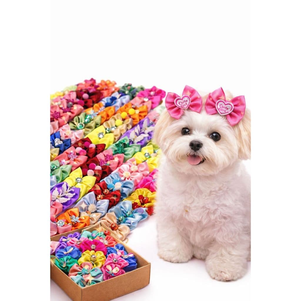 Laços Pet  Kit 10, 20, 30 M / Laço pet / Laço para cachorro / Laço pet banho e tosa / Laco Pet Shop.