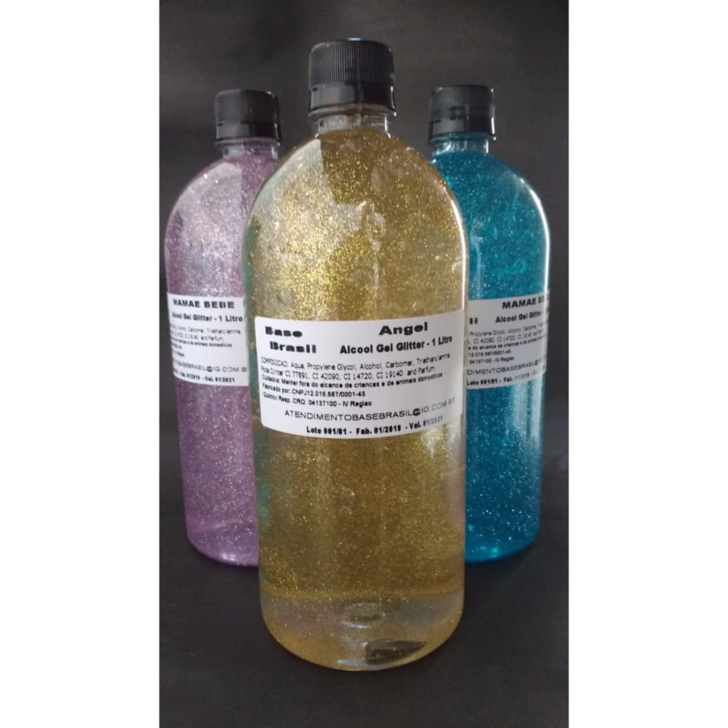 Álcool em Gel Glitter Perfumado Aymoré - 1 Litro