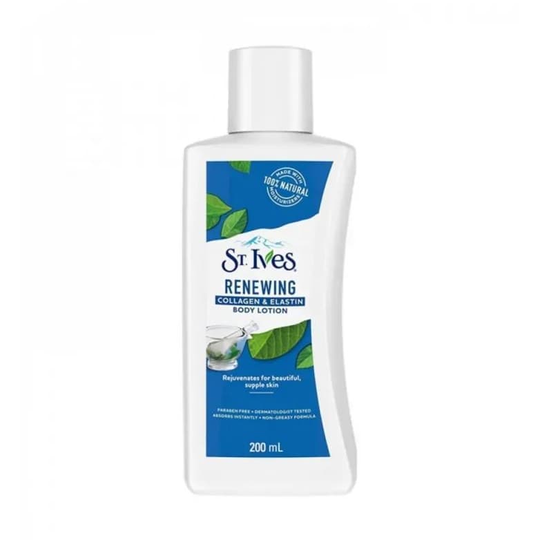 Loção Hidratante Corporal St. Ives Colágeno e Elastina 200ml - Proteção e Toque Suave