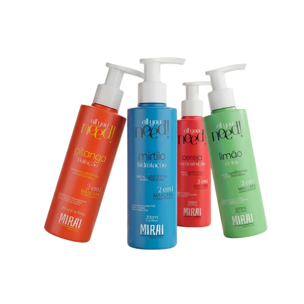 Mascaras Condicionantes 200ml MIRAI Diversos Tratamentos e Cuidados