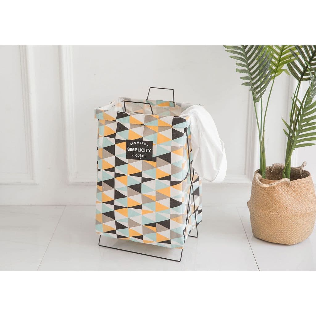 Cesto Organizador de Roupa Suja e Multiuso Dobrável Praticidade e Estilo para Sua Casa!