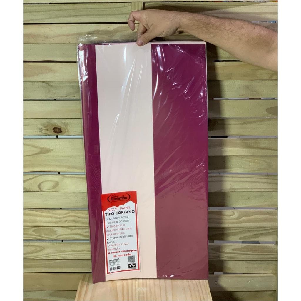 Poli Dupla Face Tipo Coreano 68x68cm com 25 Folhas 60micras