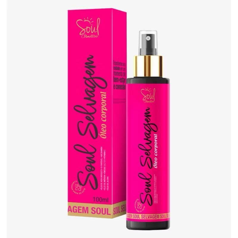 Óleo SOUL Clareador De Virilha e Axila Selvagem Óleo Hidratante Corporal Multifuncional 100ml