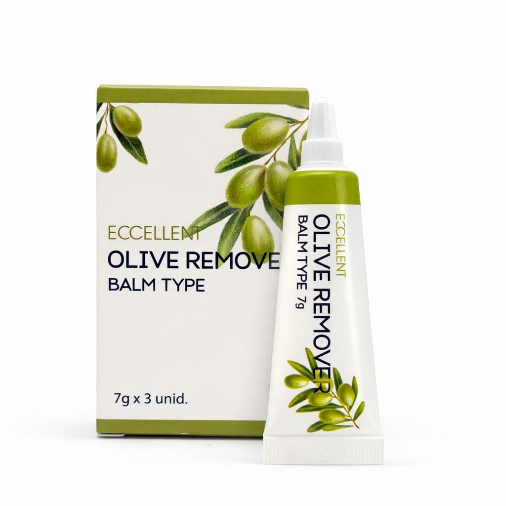 Removedor Olive e  Excellent - para extensão de cilios, nao arde, nao escorre 7g