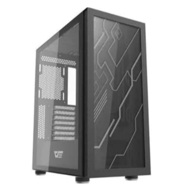 Gabinete Gamer Mid-tower, Lateral De Vidro, Preto, Dk210-bk