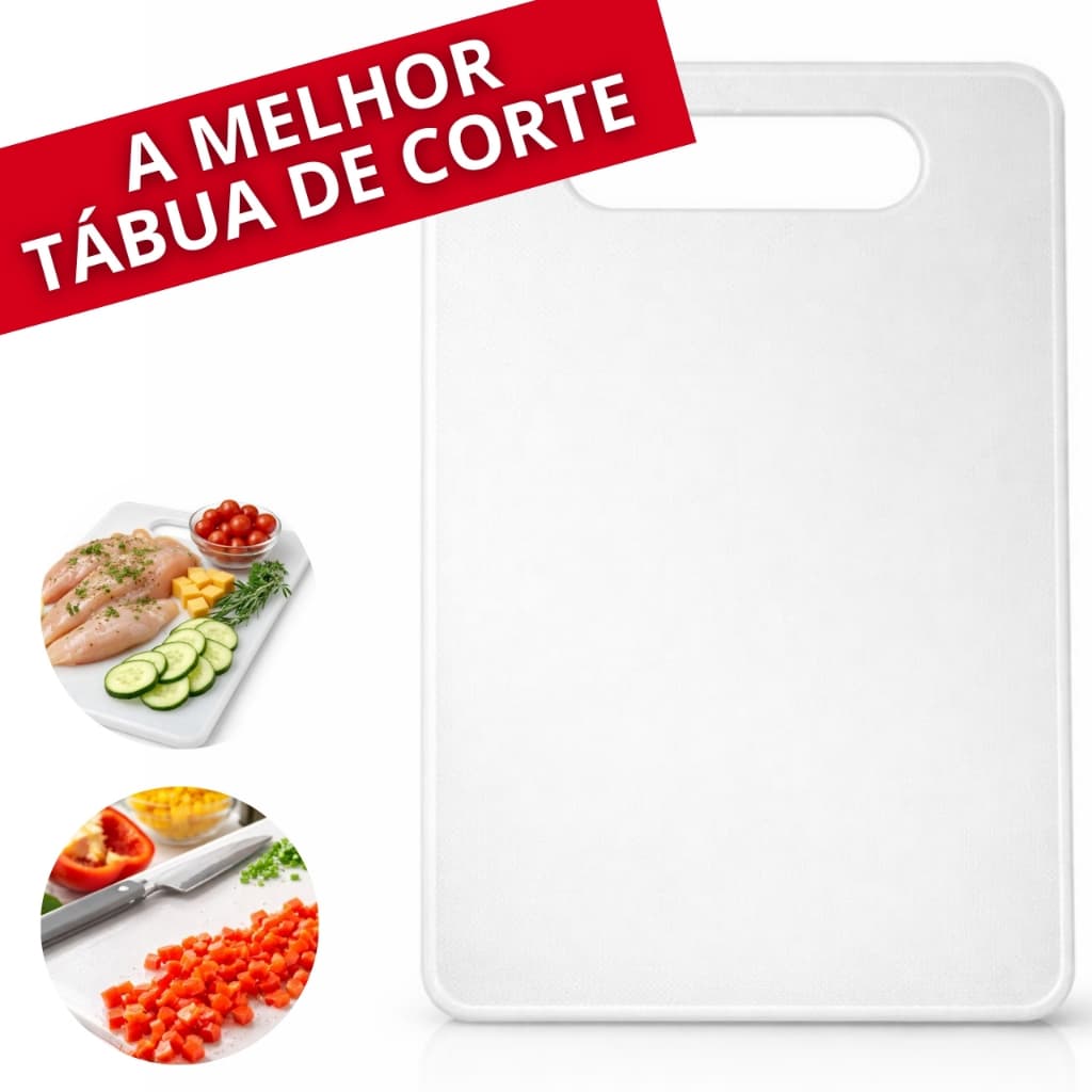 Tábua de Corte Flexível Antiderrapante 29x19cm Leve Moderna - ENVIO RAPIDAMENTE
