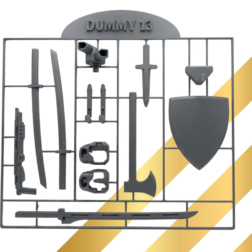 Dummy 13 Kit De Acessórios de Batalha - Coleção de Armas