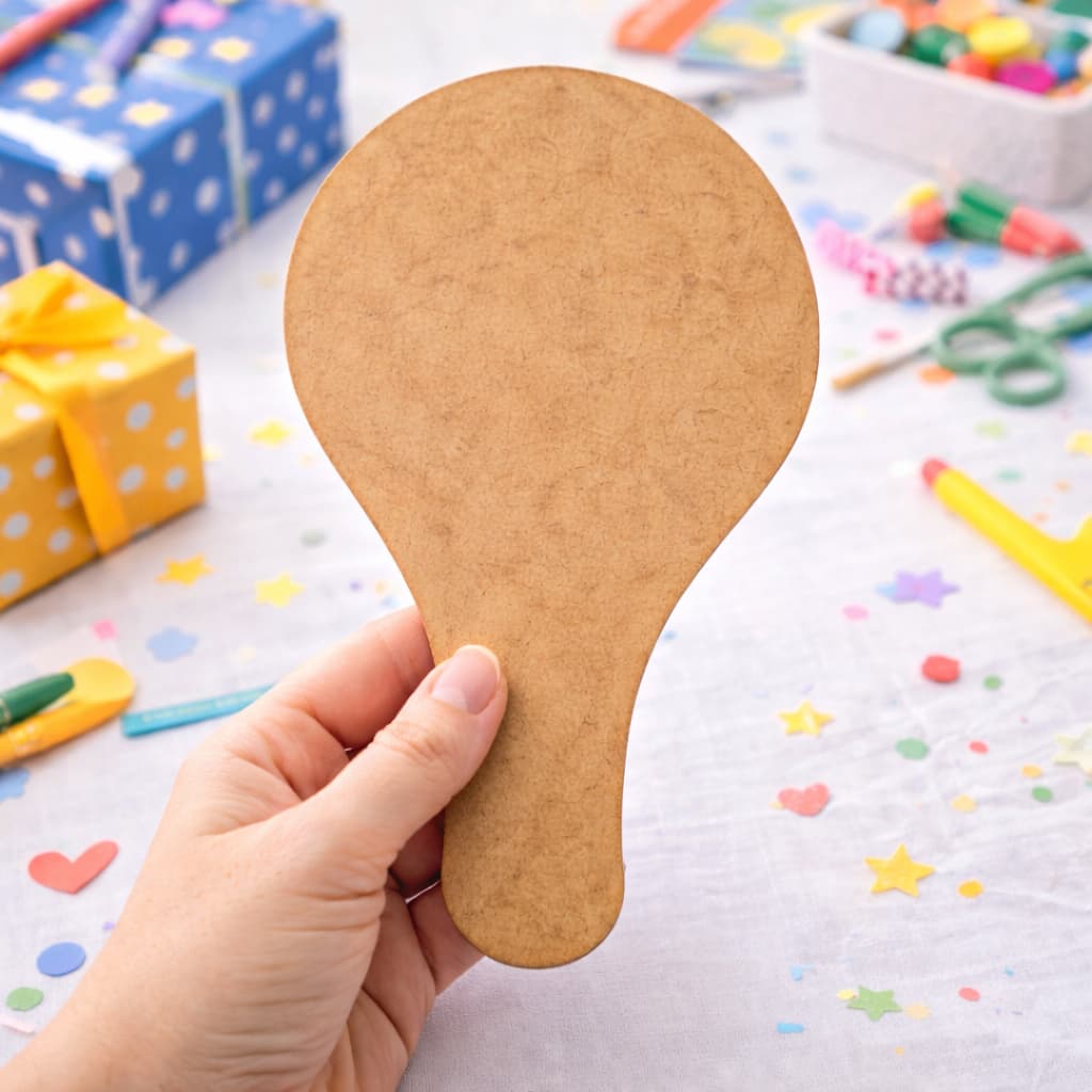 Kit Raquete Ping Pong MDF Cru Lembrancinhas Artesanato Aniversário