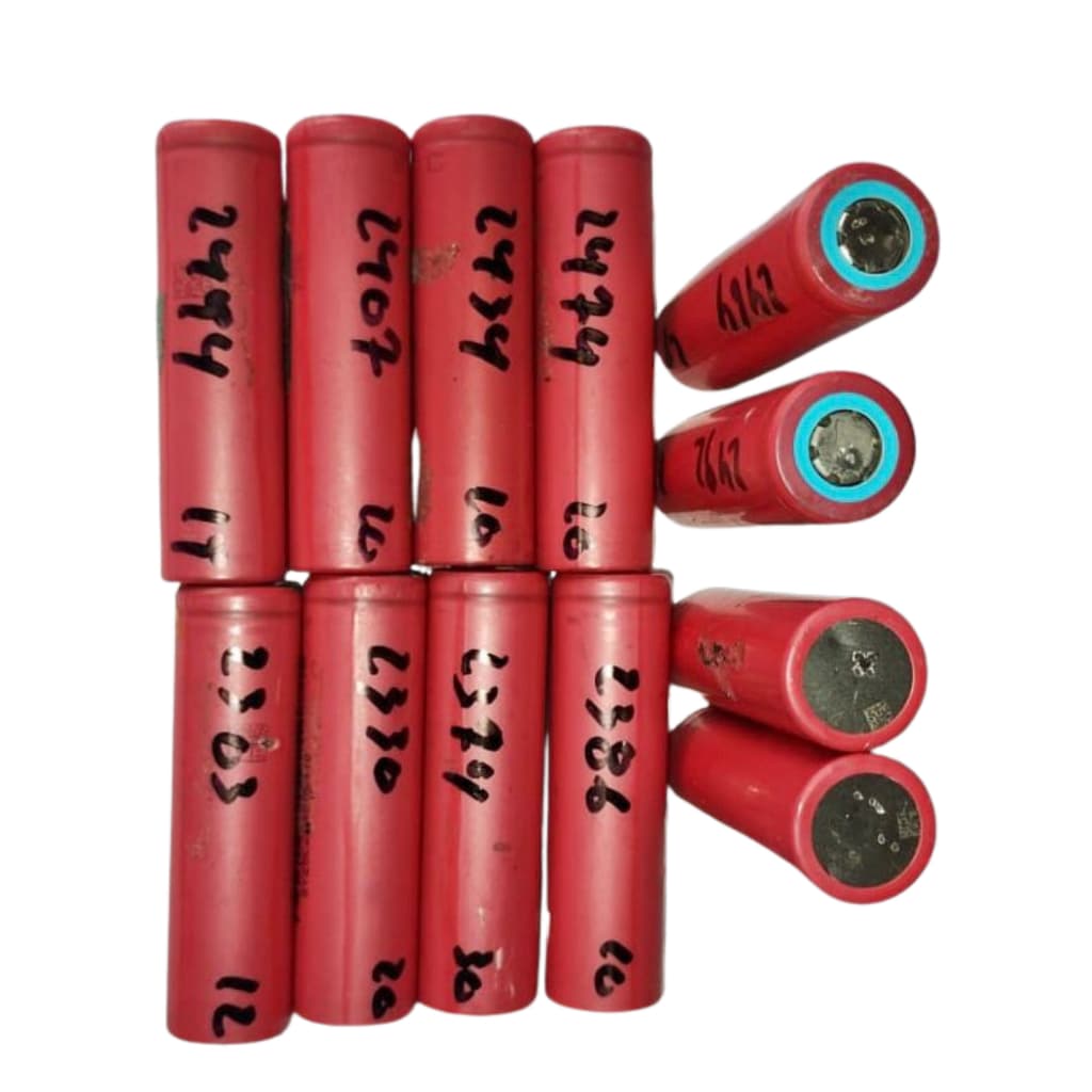 Lote com 50 células 18650 - 2300 à 2499mha todas testadas no litokala com mr abaixo de 50miliomz