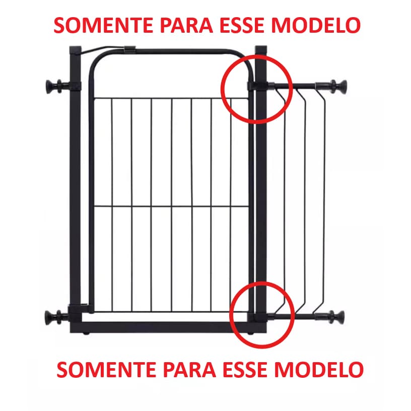 Peça de Reparo para Portão de Bebê e Pet – Conector/Suporte de Substituição somente para esse modelo