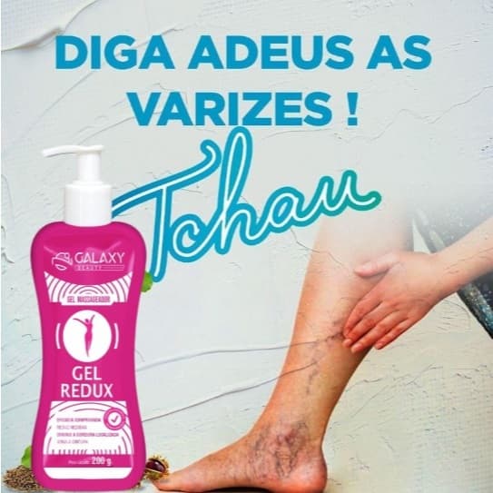 Creme 5 em 1 - Varizes, Celulites, Flacidez, Má circulação e Câimbras