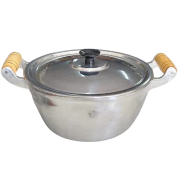 Caçarola 14 Panela Alumínio Batido Fundido Grosso Pequena 0,8 Litros Com Tampa