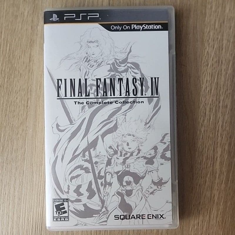 Jogo PSP - Final Fantasy IV The Complete Collection c/Manual + Cards Lacrados