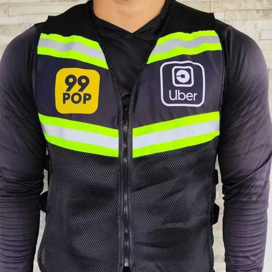 Colete Motociclista Refletivo Profissional Uber 99 Motoboy