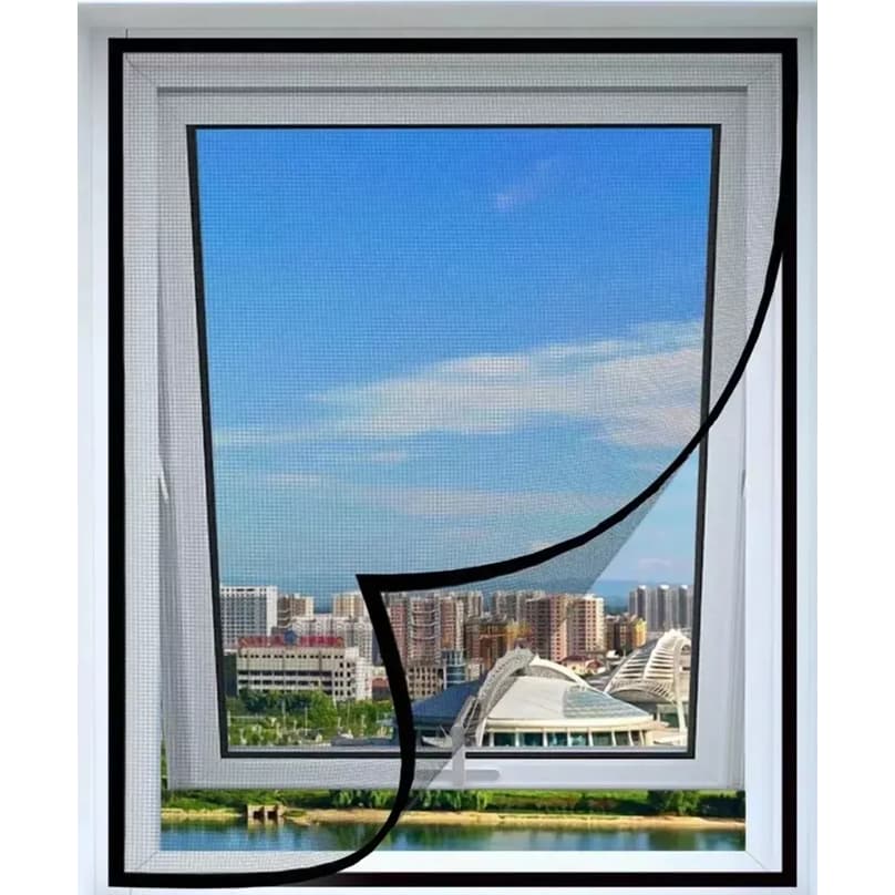 Tela Mosquiteiro Resistente Mosquiteira Contra Insetos Telinha de Fibra de Vidro com Velcro Costurado em toda borda