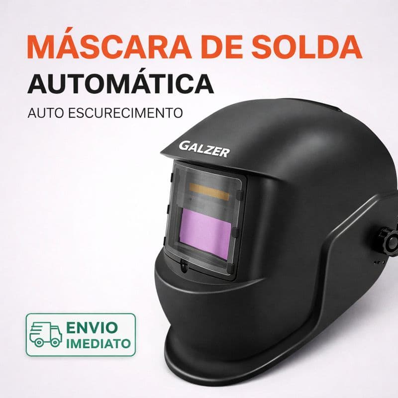 Máscara de Solda Galzer sem Regulagem Automática DIN 11