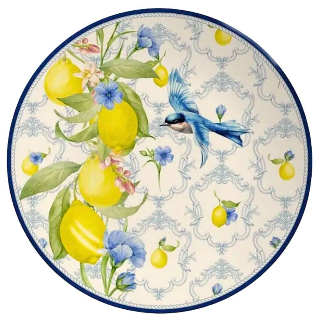 Prato de Parede Decorativo Porcelana Cerâmica Acompanha Suporte Vários Modelos e Tamanhos