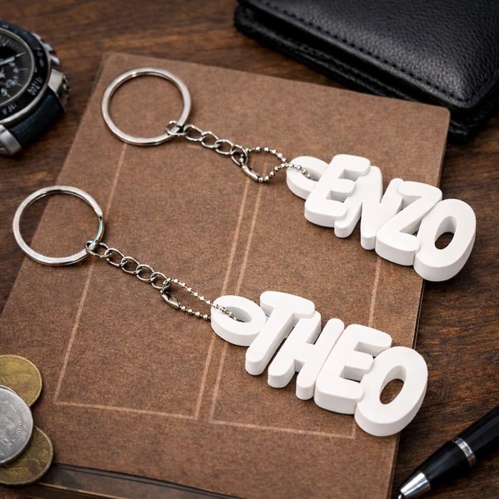 Chaveiro Personalizado Com Nome Impressão 3D