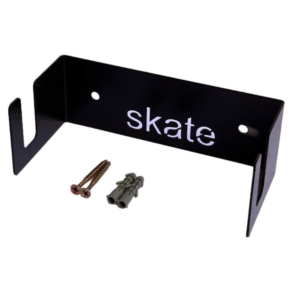 Suporte Skate Horizontal De Parede Reforçado Preto Promocao