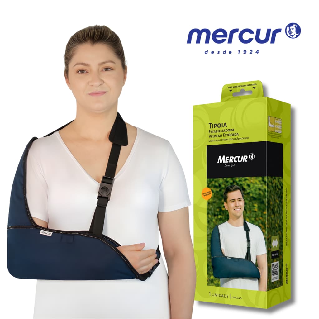 Tipoia Americana Imobilizador Ombro Braço Antebraço Mercur Valpeau Suporte Estabilizadora Quebrado