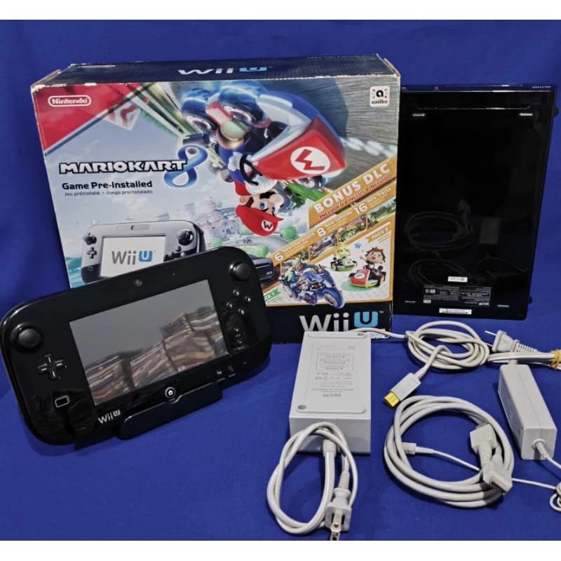 Console Nintendo Wiiu Edição Mario Mart 8 Seria Batendo