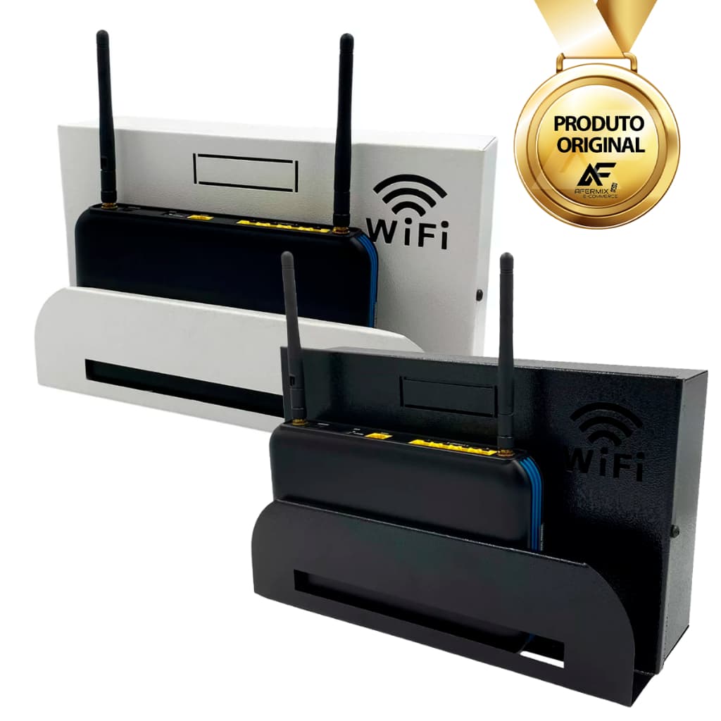Organizador Metálico Para Roteadores Cabos e Modem suporte