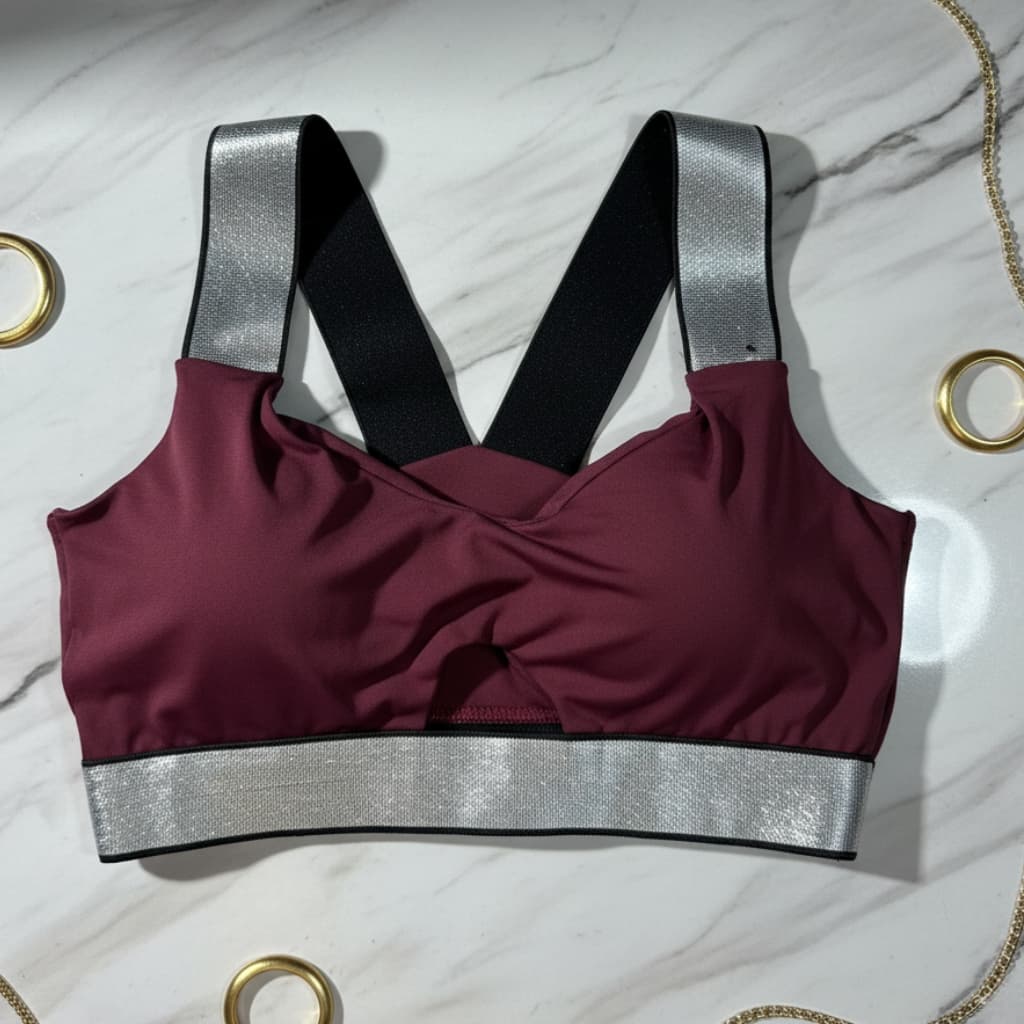 Top Fitness Academia Com Bojo Removível Com Elástico Reforçado Com e Sustentação Sutiã Lingeries