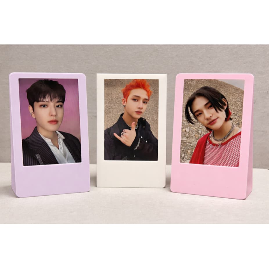 Suportes para FotoCard Idol Kpop kt 3 peças