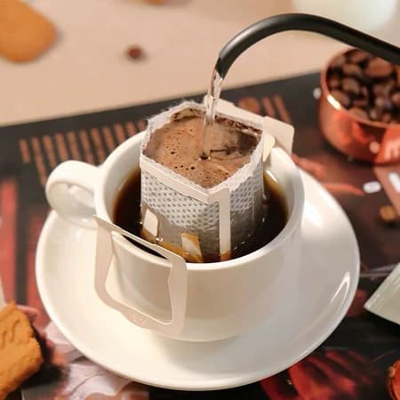 100 Unidades Filtro de Café Portátil Saco Filtrante Coador Pequeno Mini Coador Envelope