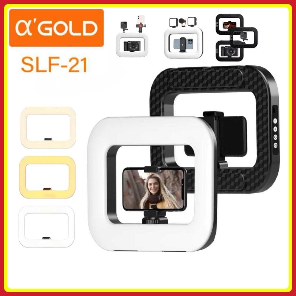 Ring Light RGB LED 20W Recarregável 3 Cores Para Lives Fotografia original A’Gold