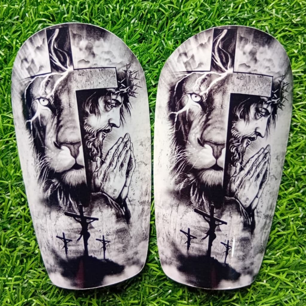 Caneleira Personalizada Leão Na Cruz Jesus