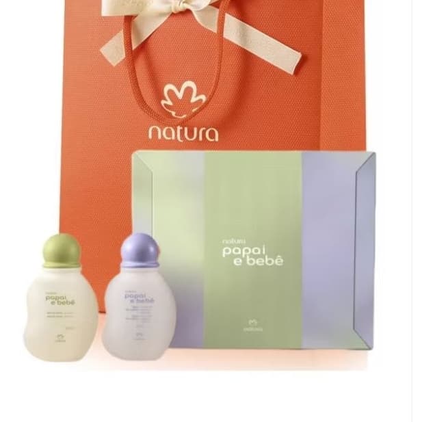 Natura Papai e bebê colônia miniatura