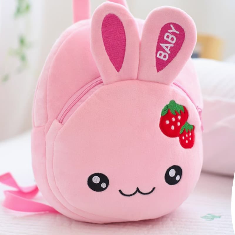 Mochila Infantil Bebê Criança Mochilinha Passeio Pelúcia Presente Menina Fofa