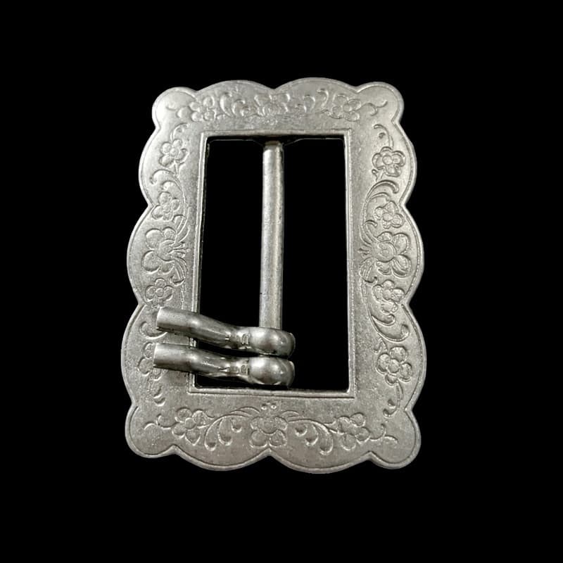 Fivela 121 Corneta Estilo Alpaca Feita Em Zamak Para Guaica Cinto