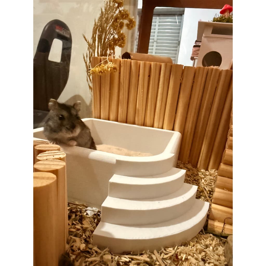 Banheira para Hamster - 14cm x 14cm - Jacuzzi