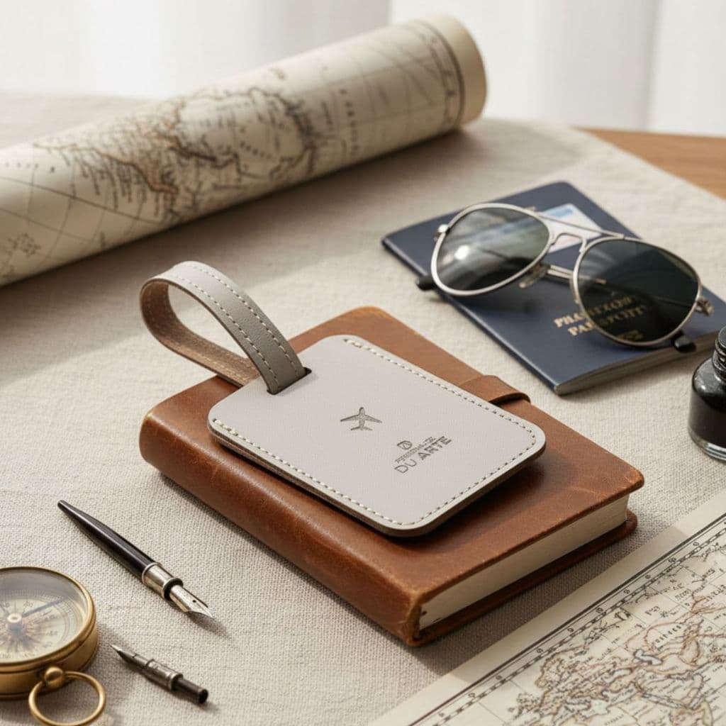 Tag de Mala Personalizado Couro Sintético