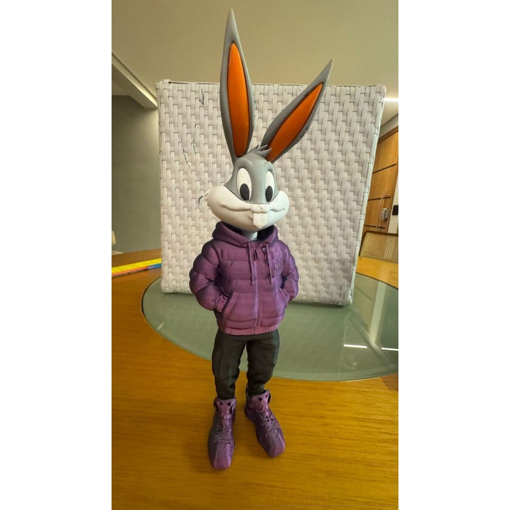 Boneco Pernalonga Looney Tunes urbano ) | Impressão 3D Premium Colecionável