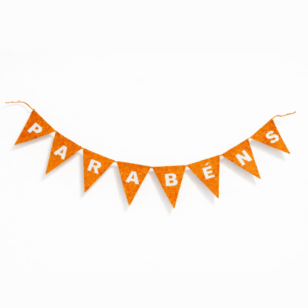 Bandeirola Parabéns Decoração De Festas Decorativa