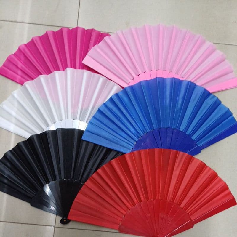 leque liso cores variadas