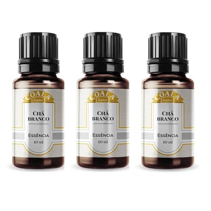 Kit 3 Unidades Coala Essência de Chá Branco 10ml