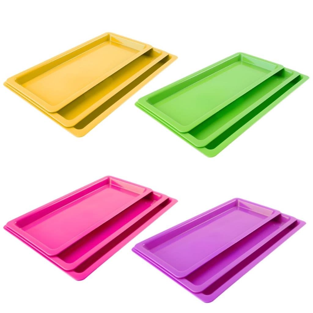 Kit 3 Bandejas Plásticas P, M, G Autoclaváveis Nova OGP - Opções