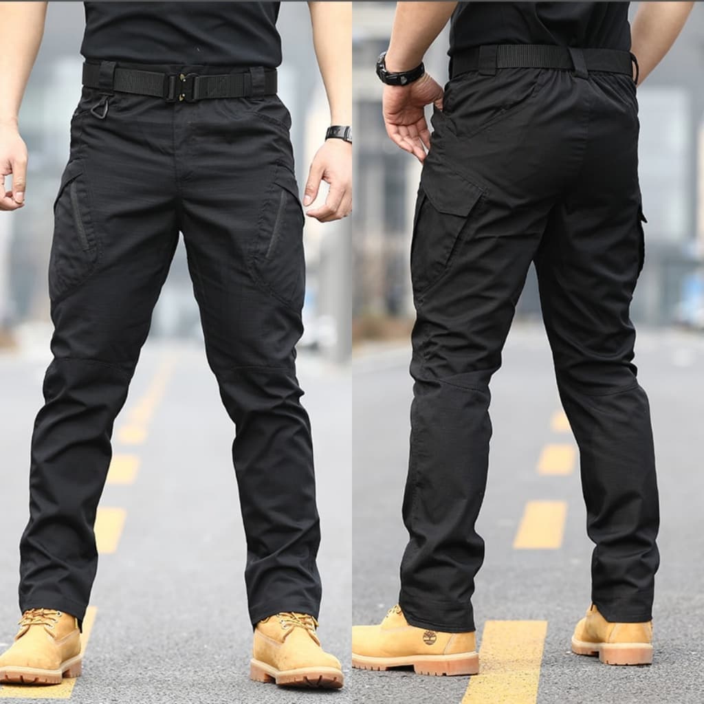 Calça Cargo Masculina Trilha Outdoor Calça X9 Tática à Prova de Vento e Água com Bolsos Múltiplos