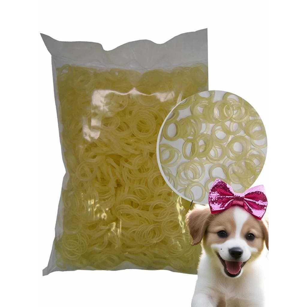 1.000 Elásticos, Borrachinhas em látex Para Laços Pet 5/16