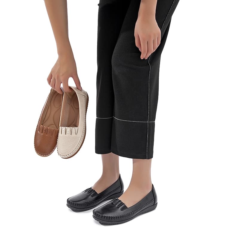 Sapato Mocassim Feminino Confortável Sem Cadarço e Ideal para Uso Diário