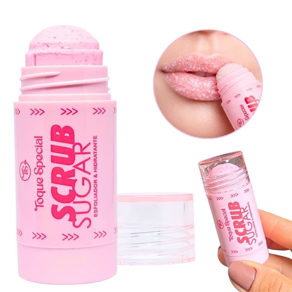 Esfoliante Labial Scrub Stick Bastão Esfoliação e Hidratação Suave p/ Boca