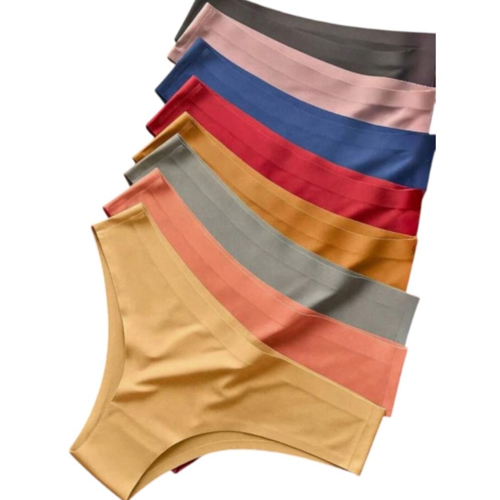 Kit Calcinhas Tanga Sem Costura Confortável Corte a Laser Não Marca