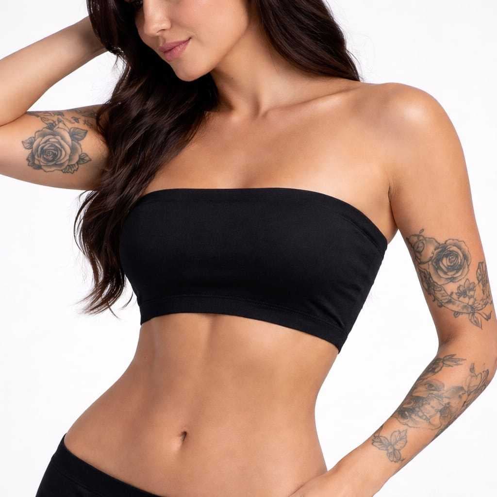 Kit 2 a 4 Top Faixa Tomara Que Caia Sem Bojo Sutiã Super Confortável