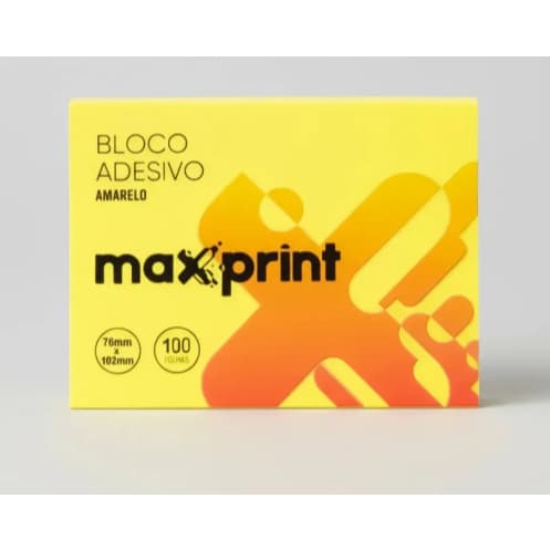 Bloco De Recado Adesivo 76x102 - Maxprint